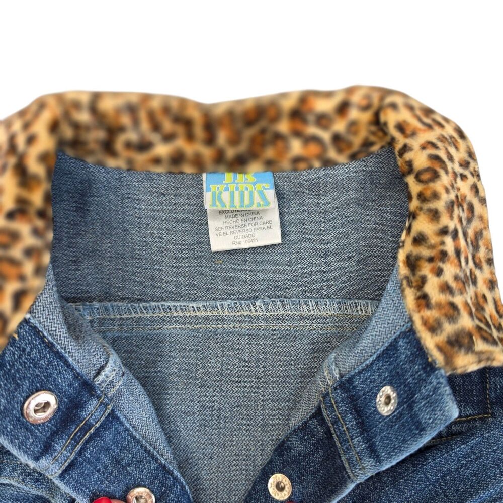 Lil Jellybean JB Kids Girls Denim Skirt Jacket Outfit Size 5 Boutique Deadstock - Picture 4 of 12